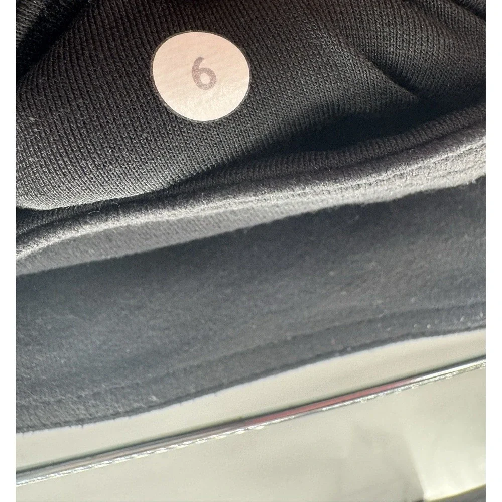 Lululemon Wunder Under Midrise Leggings 6 Black Active Athleisure Lougewear